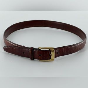 Vintage Brighton Brown Leather Belt‎ 36